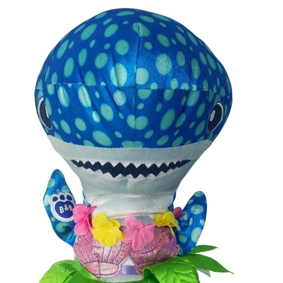 Build-A-Bear Shark Week Plush Hula Outfit Stuffed Animal Toy Blue BAB‎ - Picture 11 of 15